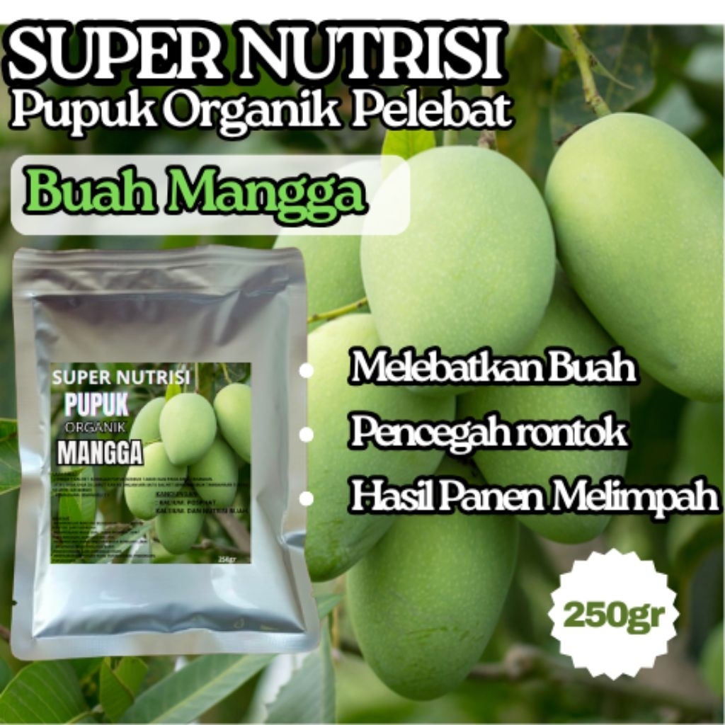 pupuk booster buah mangga/pupuk buah mangga/pupuk pelebat buah mangga isi 250gr