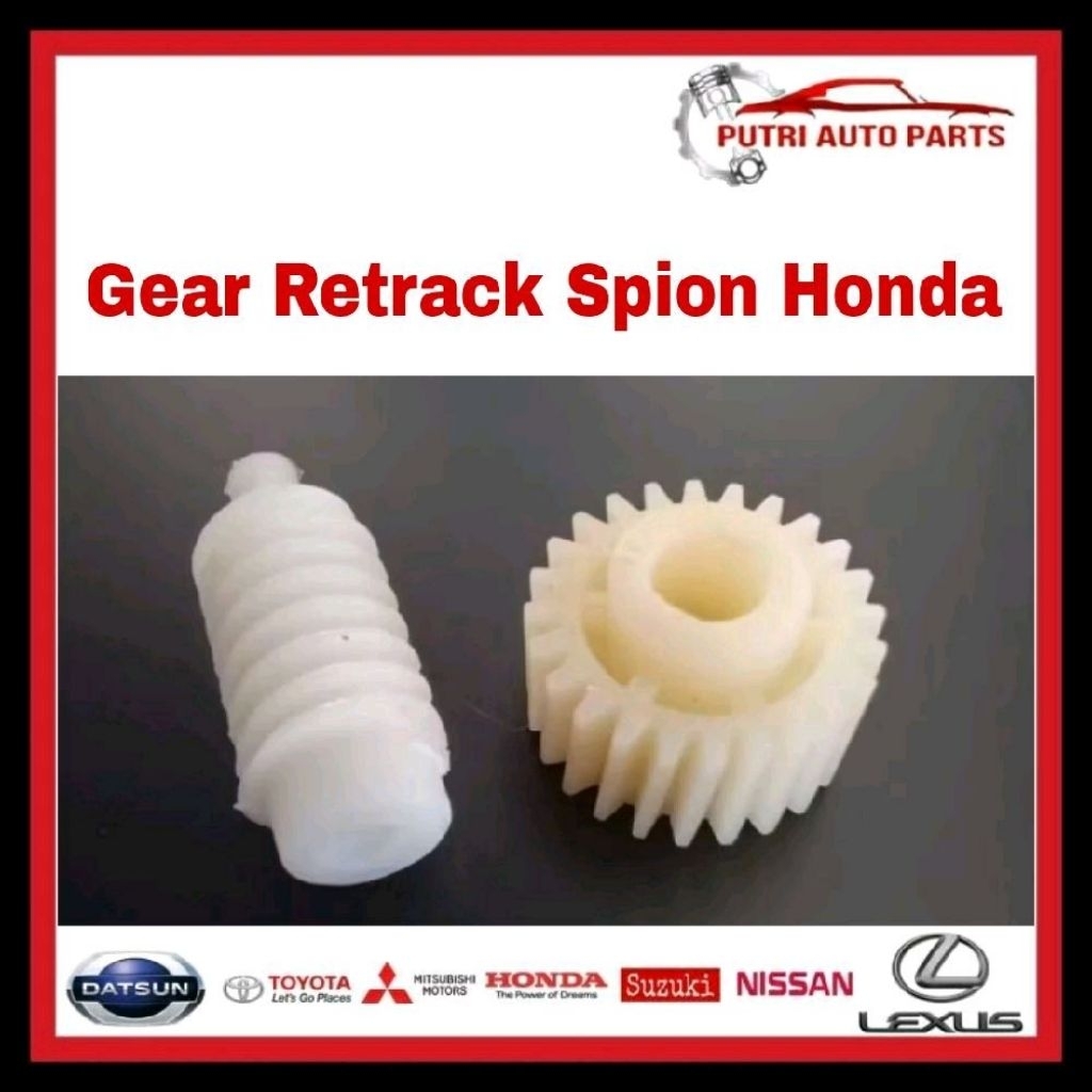 Gear Retrack jazz gigi spion jazz Gear Dinamo lipat spion CRV Odyssey Gear motor lipat spion Honda