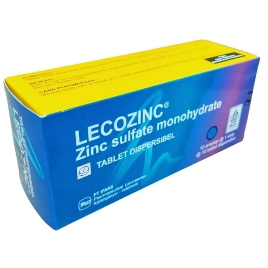 Citra Gardens Lecozinc Tablet Dispersibel (100'S /Dus) - Zinc Sulfate Monohydrate 20Mg