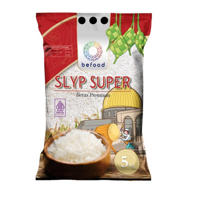 Beras Befood SLYP Super 5 Kg Beras Pulen Premium