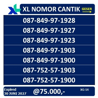 Kartu Perdana Nomor Cantik XL Gratis Nelpon