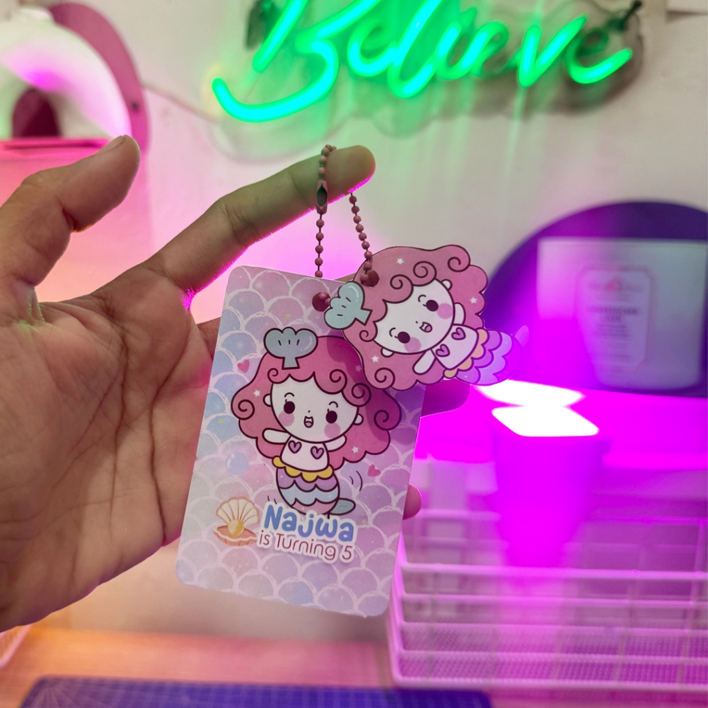 HANG TAG ULANG TAHUN | SOUVENIR ULANG TAHUN | HANG TAG CUSTOM NAMA