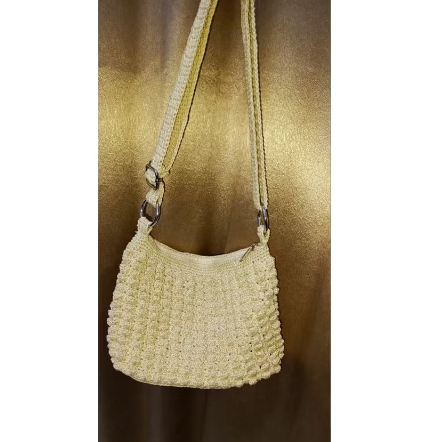 Tas rajut slempang wanita Tas rajut handmade