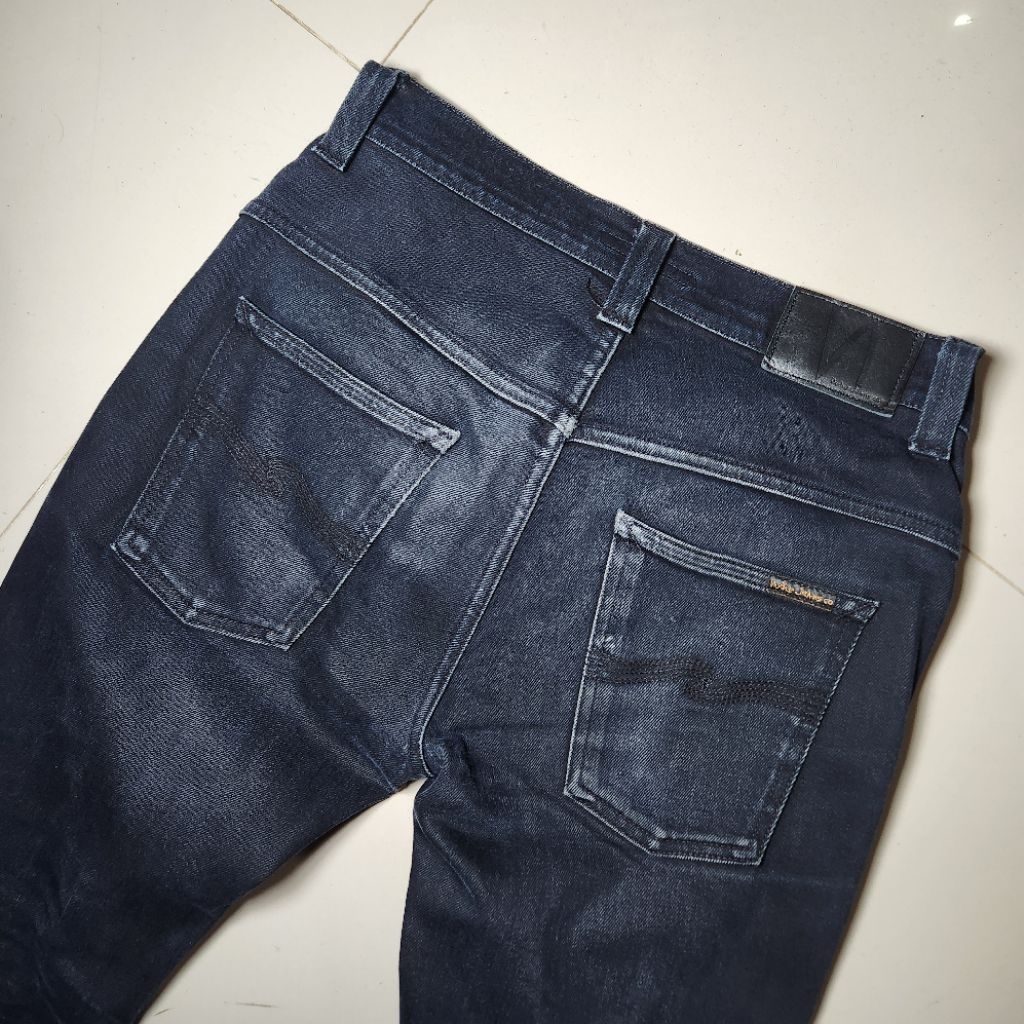 Jeans NUDIE THIN FINN BLACK RING