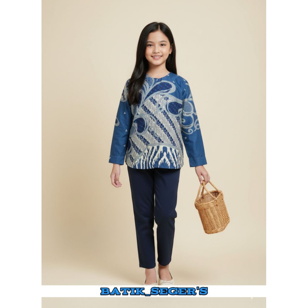 Terbaru Atasan Batik Anak Perempuan || Blues Anak Perempuan || Baju Batik Anak Perempuan