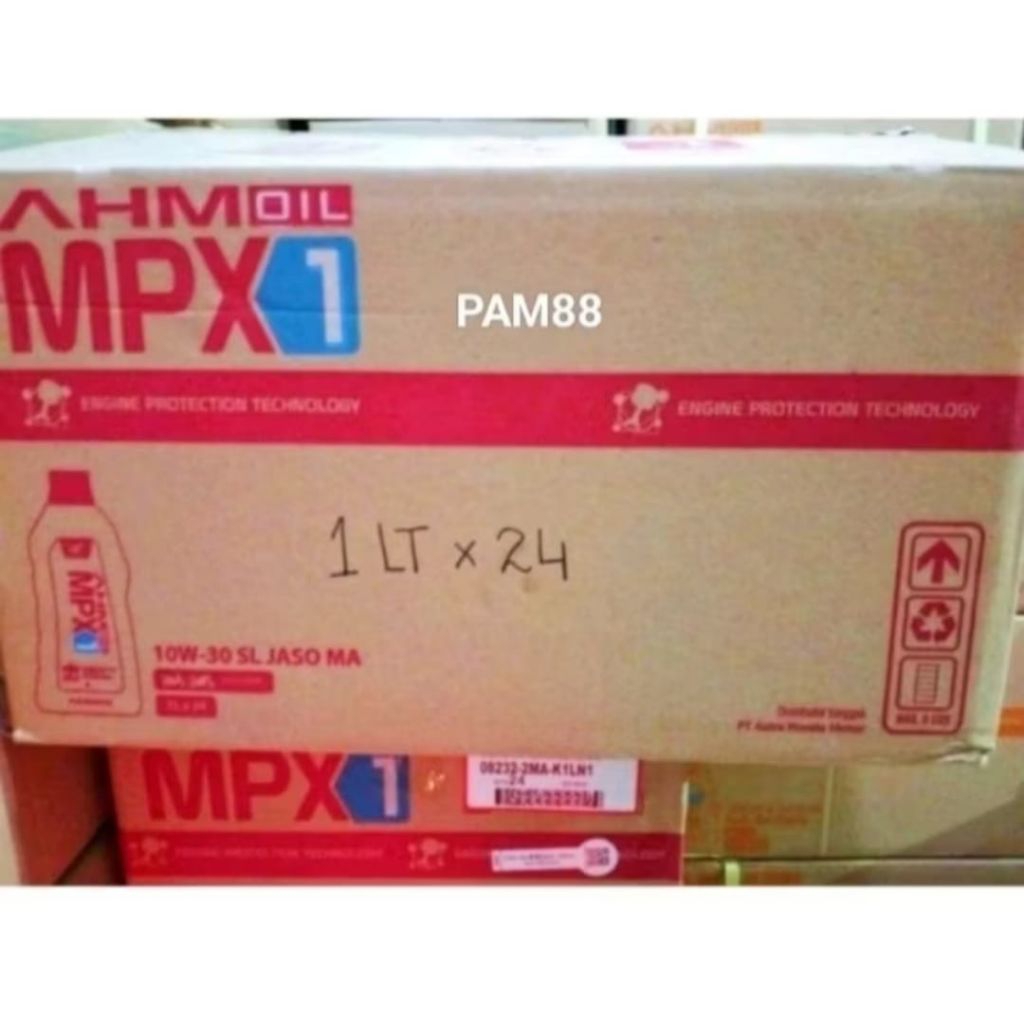 Oli Mpx1..1 liter ..1 dus = 24 btl.