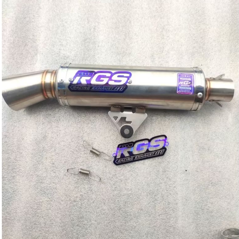 SLINCER KNALPOT RGS ORIGINAL FANTERA PANTERA PANJANG 25 INLET 38 MM SILINCER TERLARIS