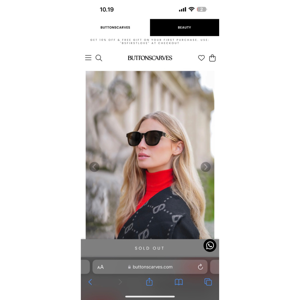 Luca sunglasses buttonscarves