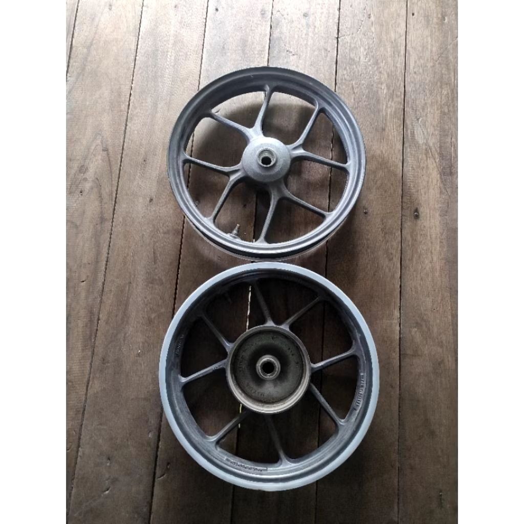 Velg Set Depan Belakang Honda Genio/Beat Deluxe Original Copotan
