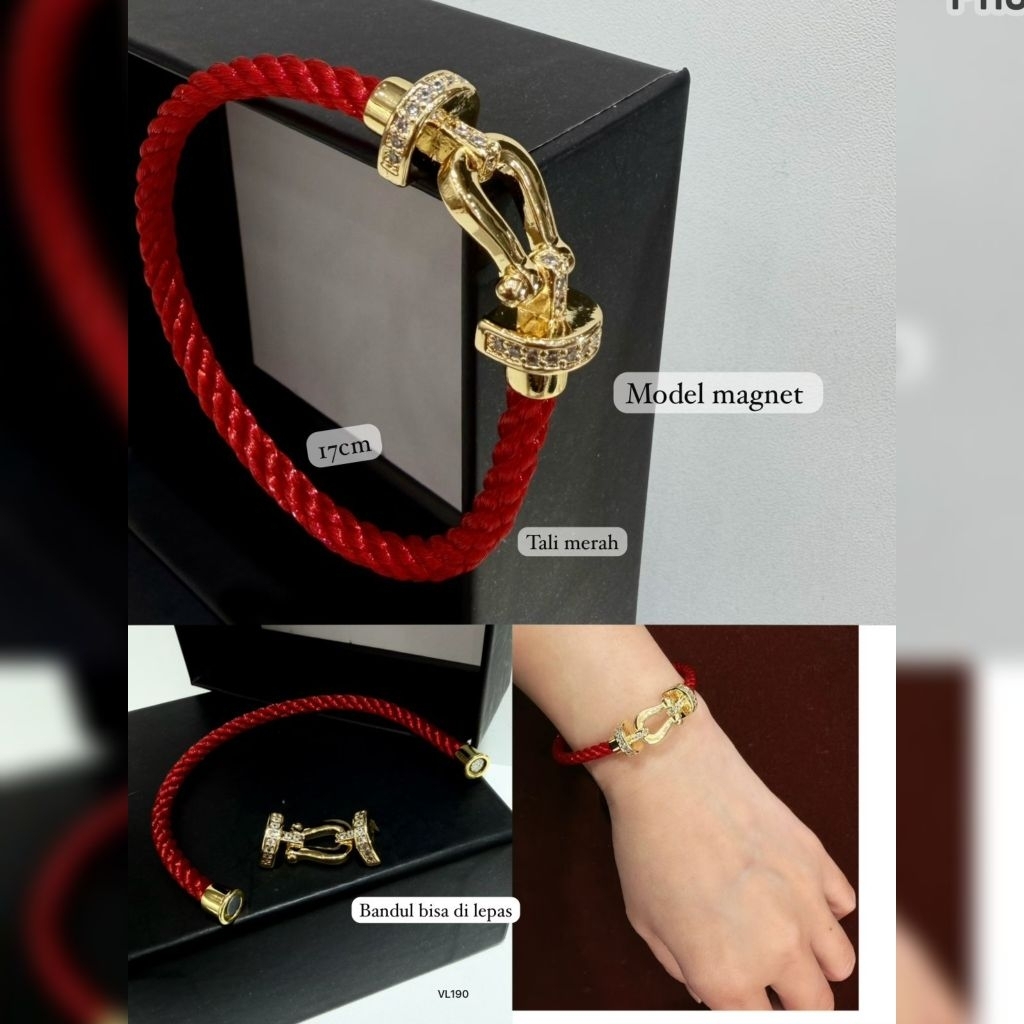 Gelang kulit Viral mix Titanium Gelang branded band Premium Quality Gelang tangan Kulit Mix Titanium