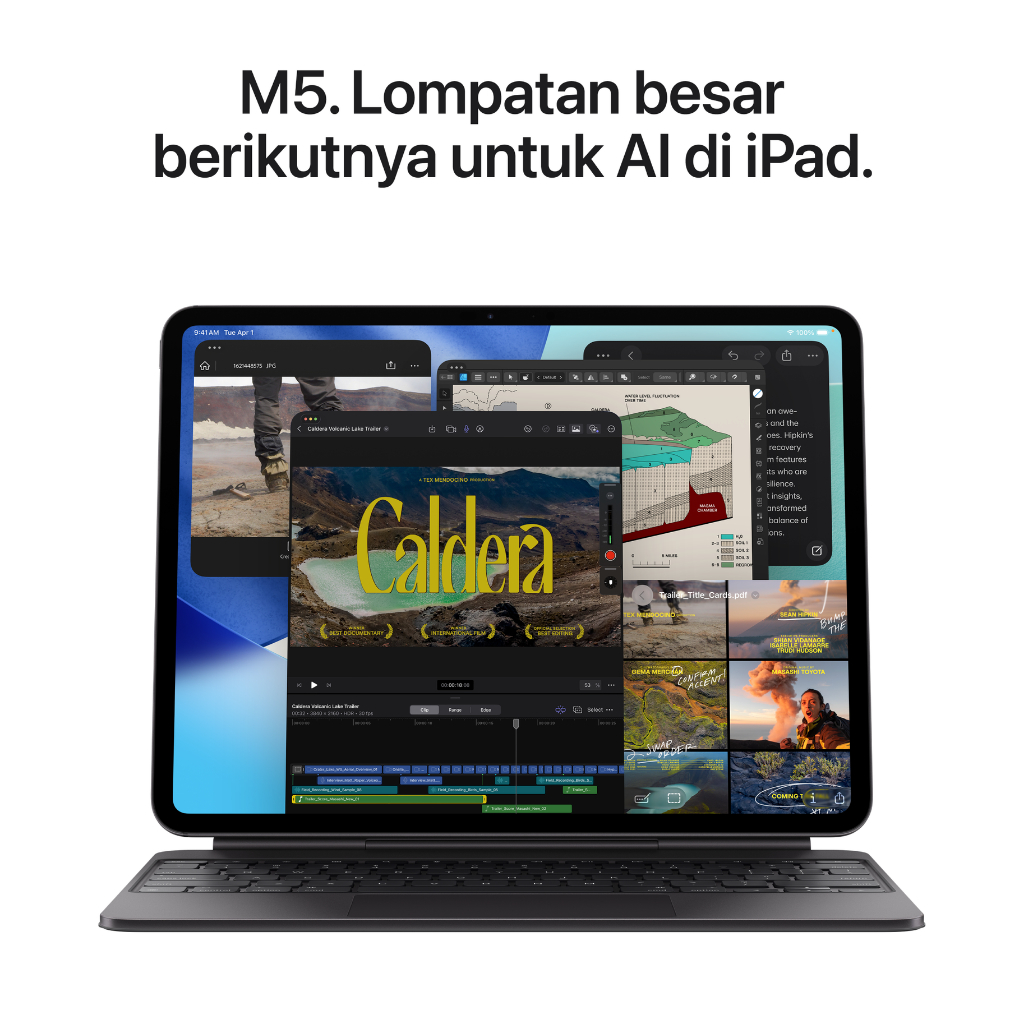 Apple iPad Pro M5 with Standard Glass 13 Inci Wi-Fi