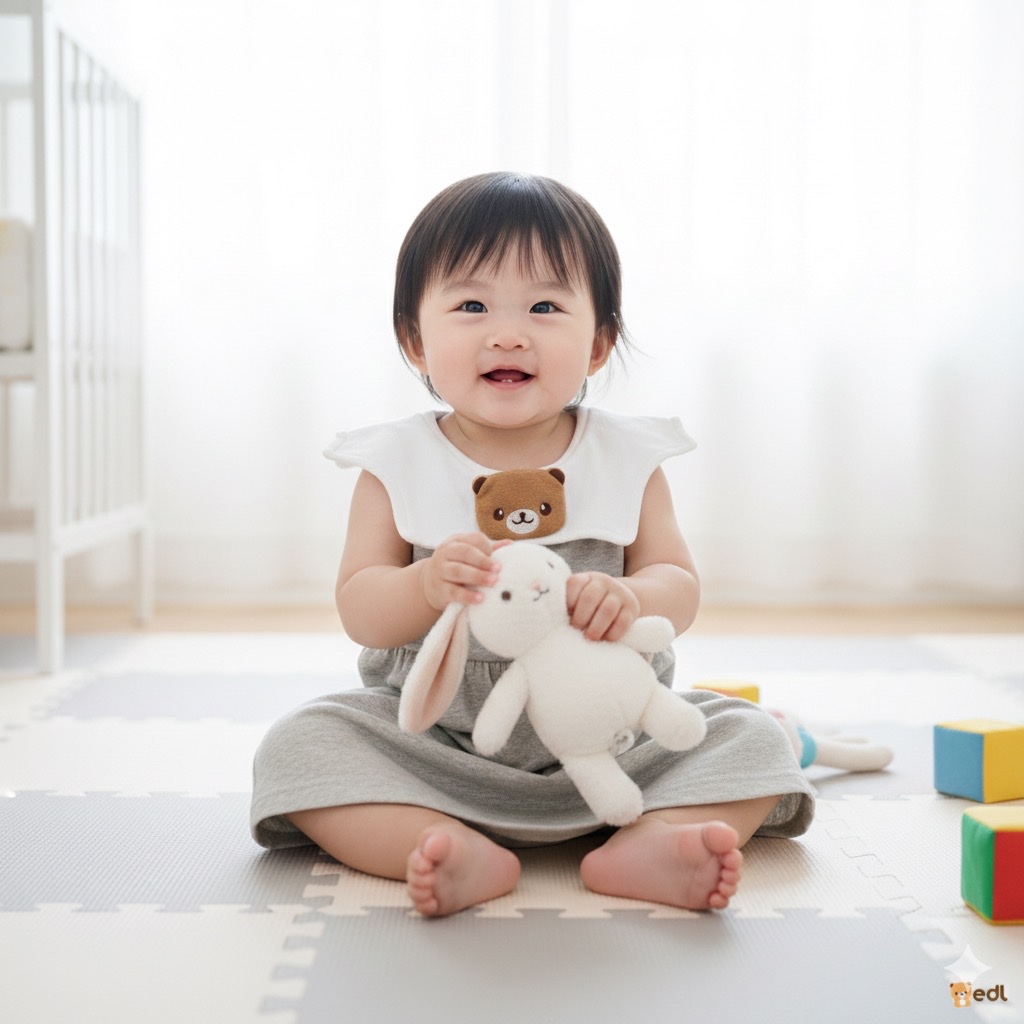 EDL Baby - Dress Baby Katun Kutung Bayi Perempuan usia 0-12 bulan / Berry Dress