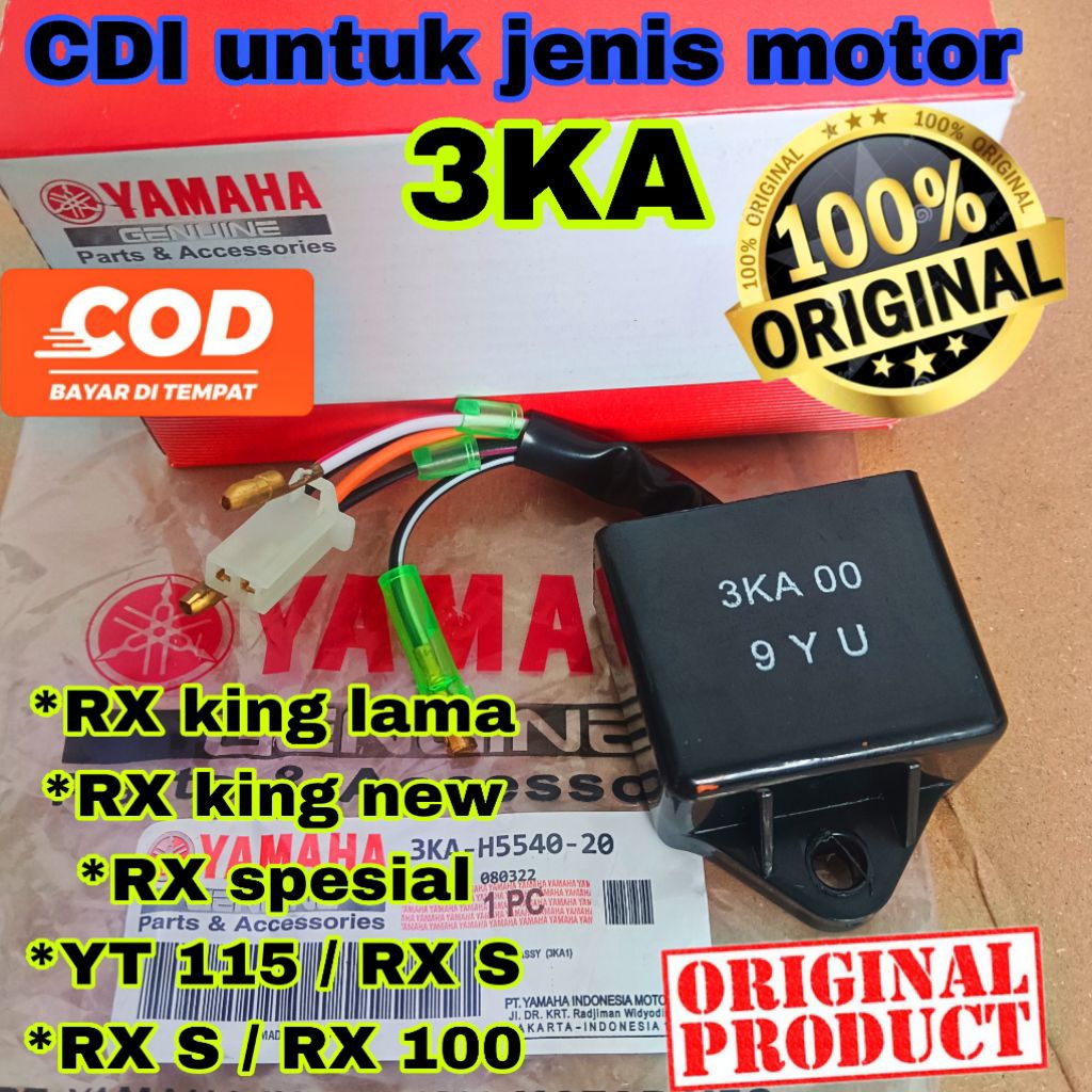 3KA  CDI yamaha asli original rx king new rx s rx spesial rx k yt115 rx 100 rx king acu