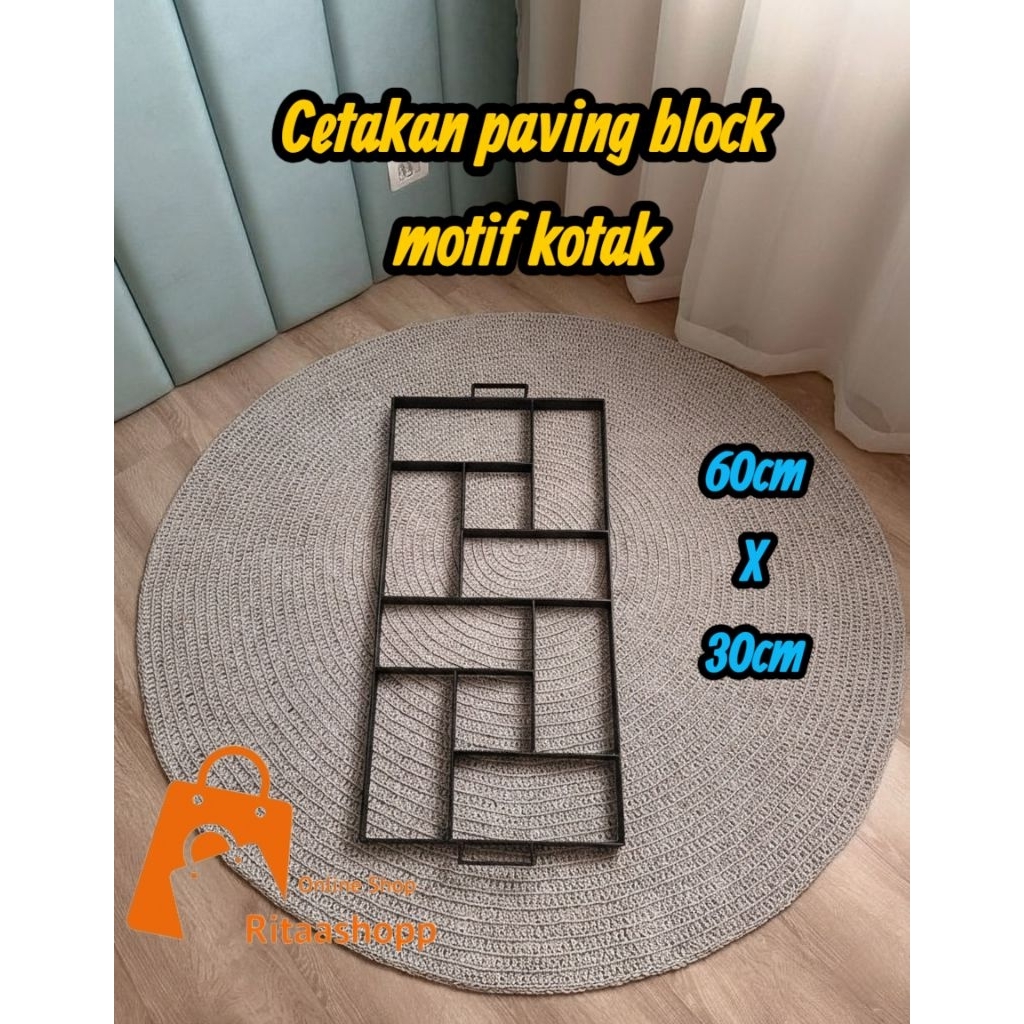 cetakan paving block bahan besi