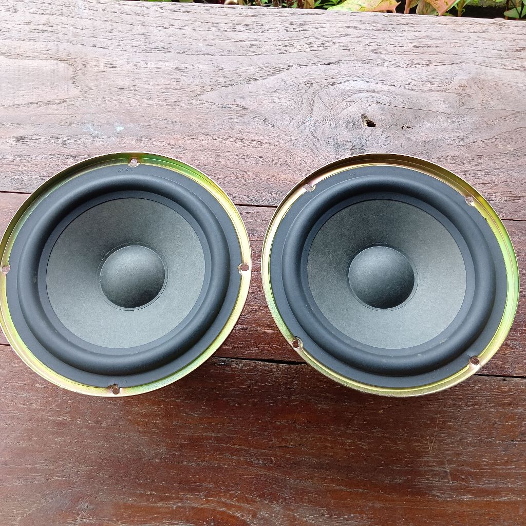 2biji Speaker subwoofer 6,5inch bekas copotan Toshiba