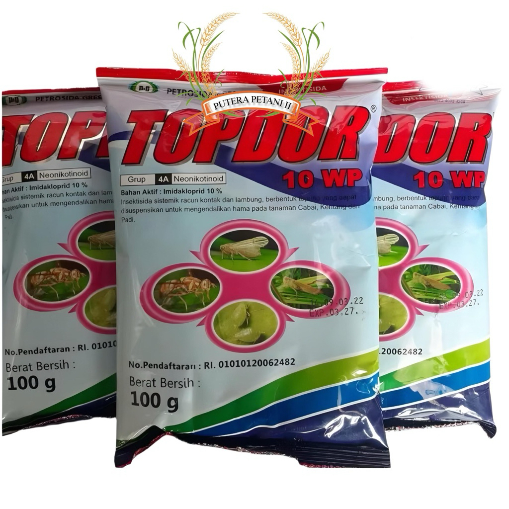 insektisida sistemik topdor 10wp 100gr