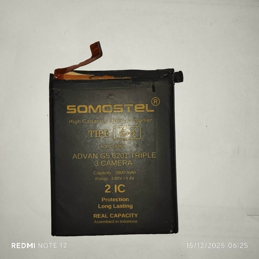 Baterai Advan G5/6201