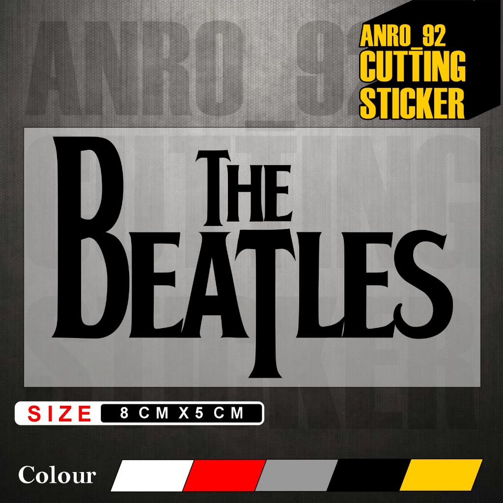 CUTTING STICKER THE BEATLES
