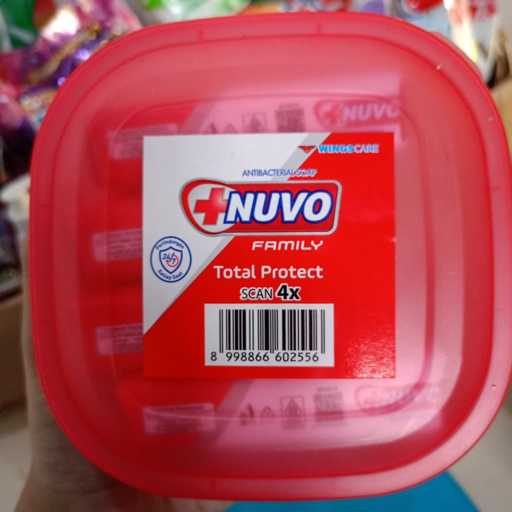 sabun nuvo bonus tepak / sabun mandi / sabun nuvo