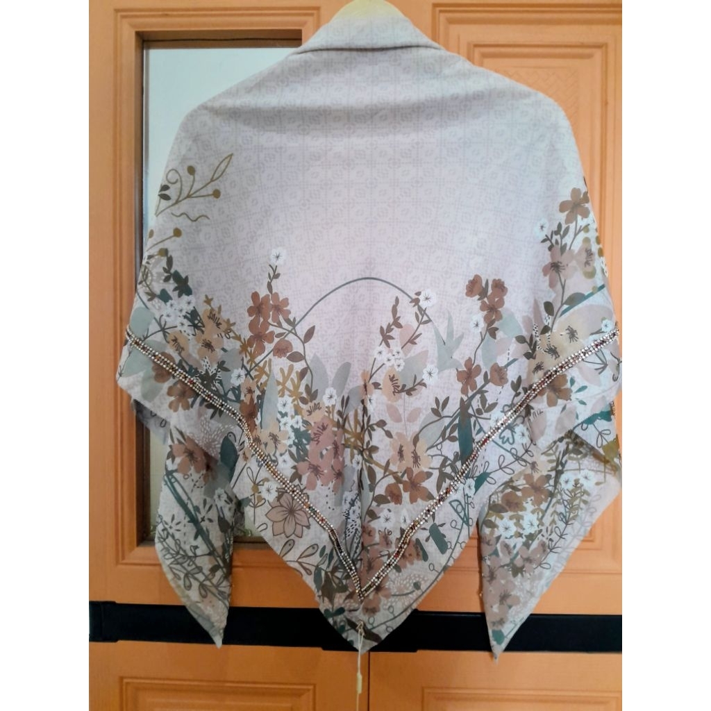 KhasanaCollection-Hijab Zaryta Premium Motif Hijab Segiempat Motif Zaryta