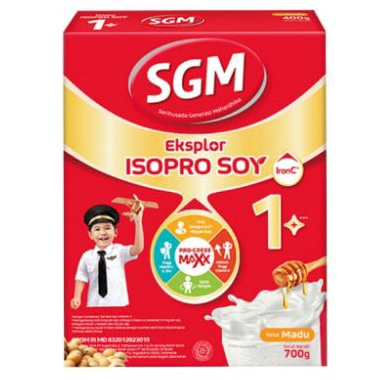 SGM Soya 1+ 700gr Vanila/Madu (1-3 Tahun) - Susu Anak