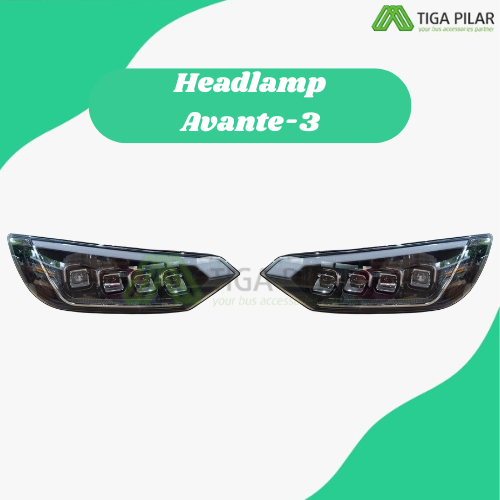 Headlamp Avante-3 / Lampu Depan Avante-3