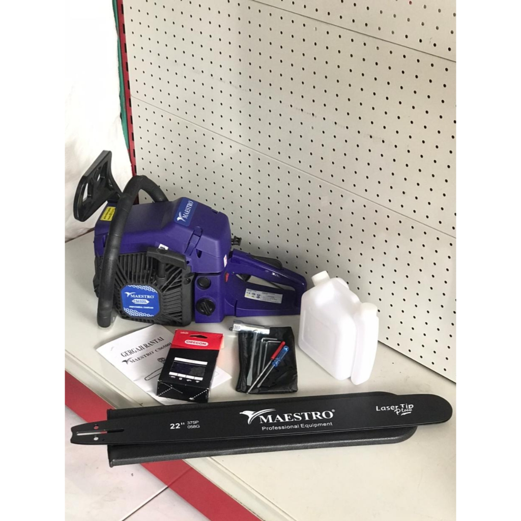 CHAINSAW MAESTRO CS6500L - SENSO MESIN GERGAJI KAYU MAESTRO BAR 22 INCH