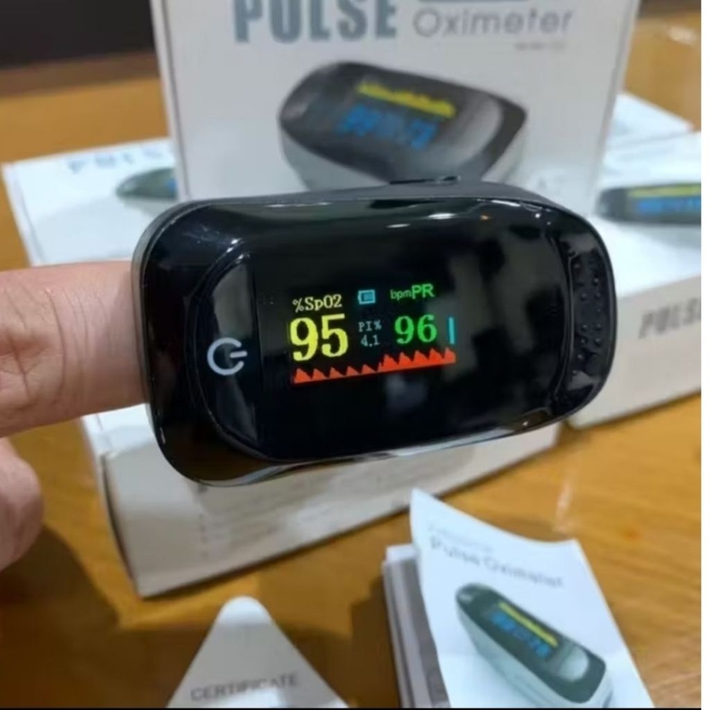 Pulse Oximeter Fingertip pengukur kada oksigen Detak jantung Oximeter - A2 L87 / A2 L88