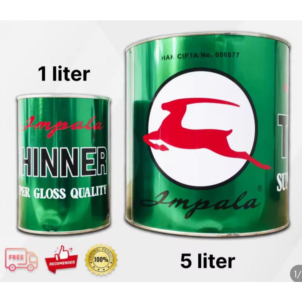 THINNER IMPALA Kaleng 1 Liter / TINER IMPALA / PENGENCER CAT