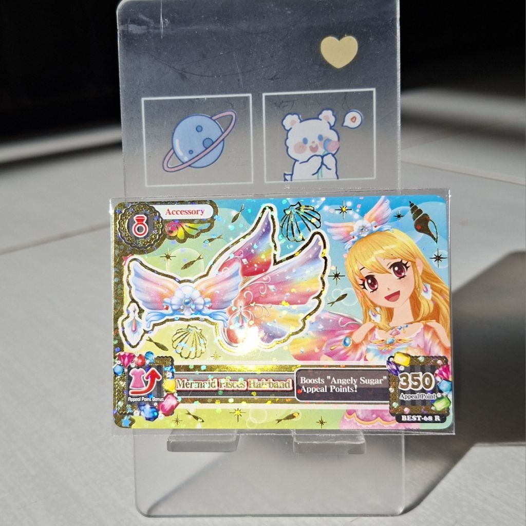 Aikatsu  acc card ichigo hoshimiya mermaid pisces