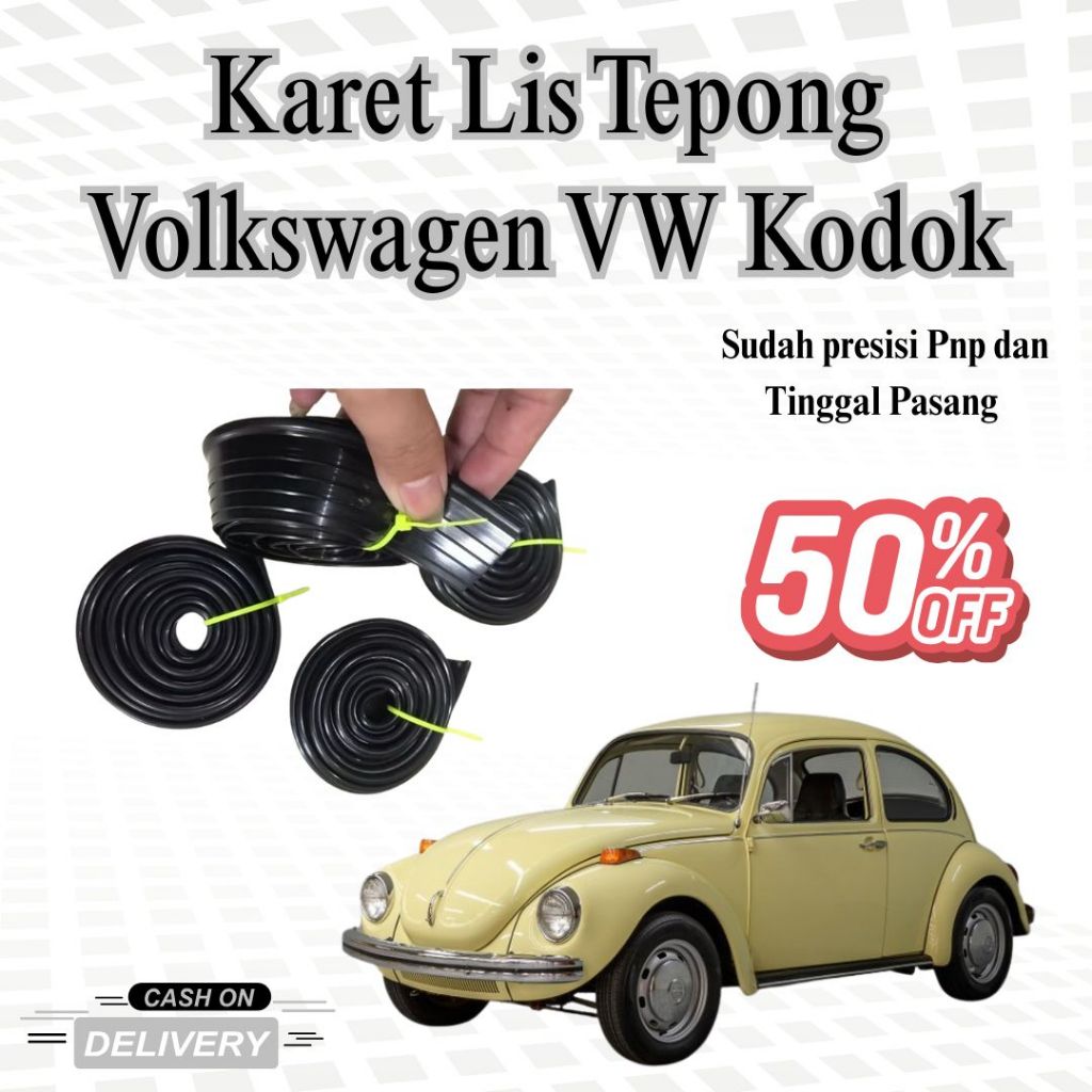Karet Lis Tepong VW Kodok | Lis Body Mobil Volkswagen Beetle