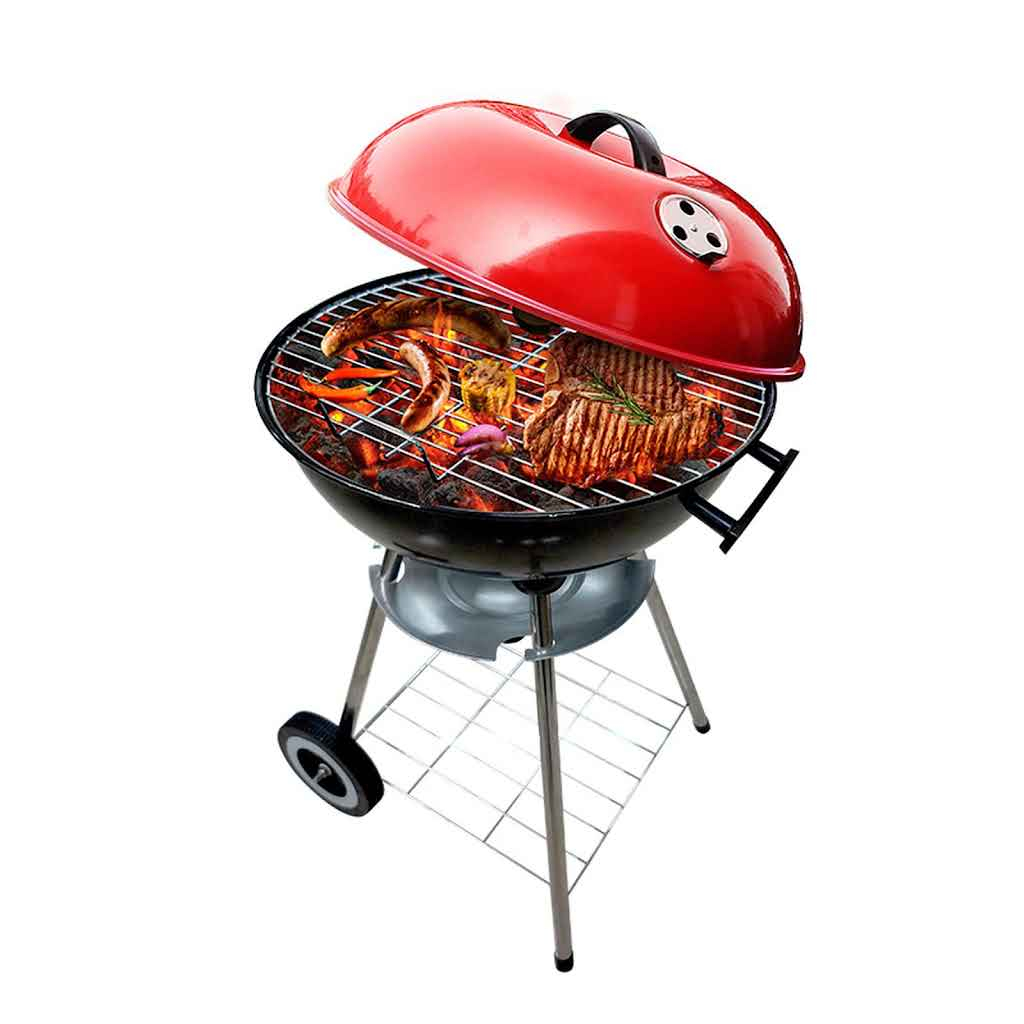 Maspion Maslon Semeru Grill 43cm Besi Standing Grill Roda Panggangan Berdiri Charcoal BBQ Barbecue G