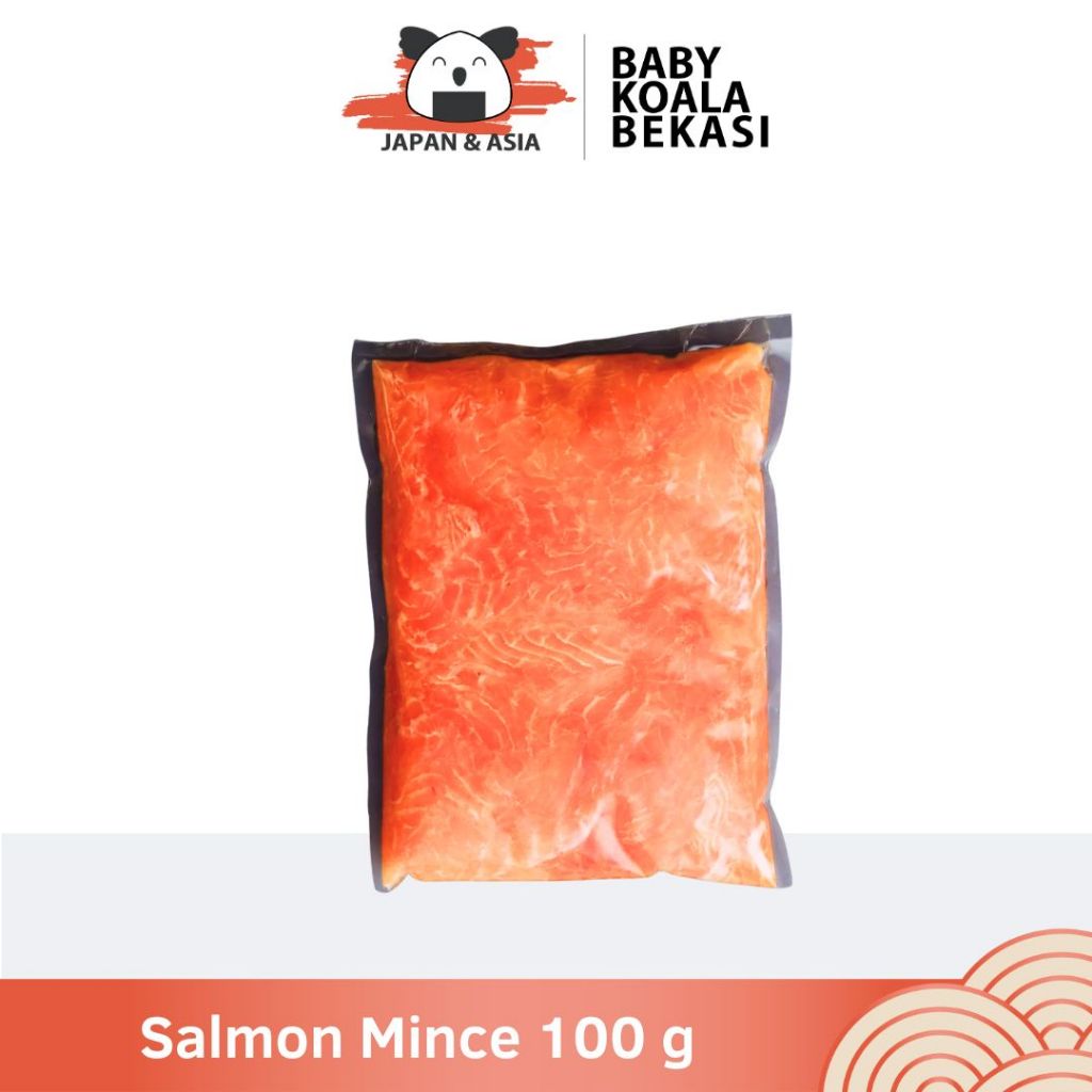 SALMON Mince Full Daging  100 g | Kerok daging Ikan Salmon Segar | Salmon Fish -BKB