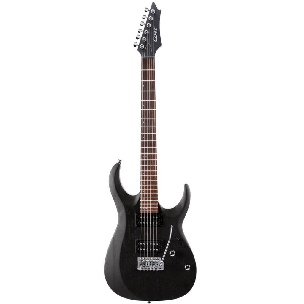 CORT ELEKTRIK GITAR GUITAR (-/-CASE) X100 - OPBK (OPEN PORE BLACK)