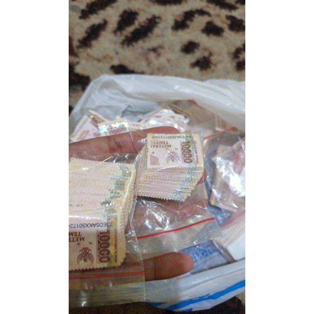 Meterai perangko 10000 100pcs