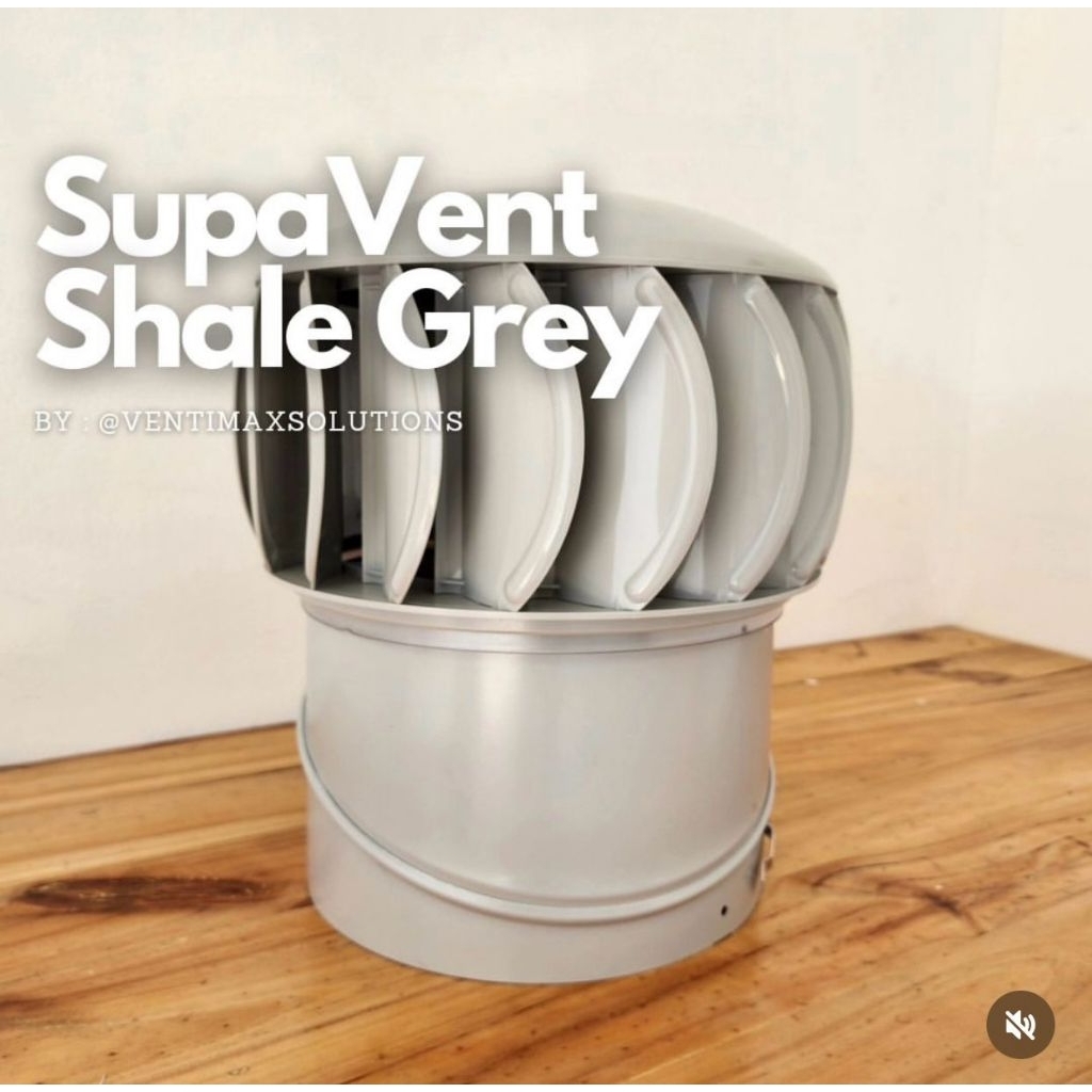 SUPAVENT | TURBIN VENTILATOR SHALE GREY | TURBIN RUMAH