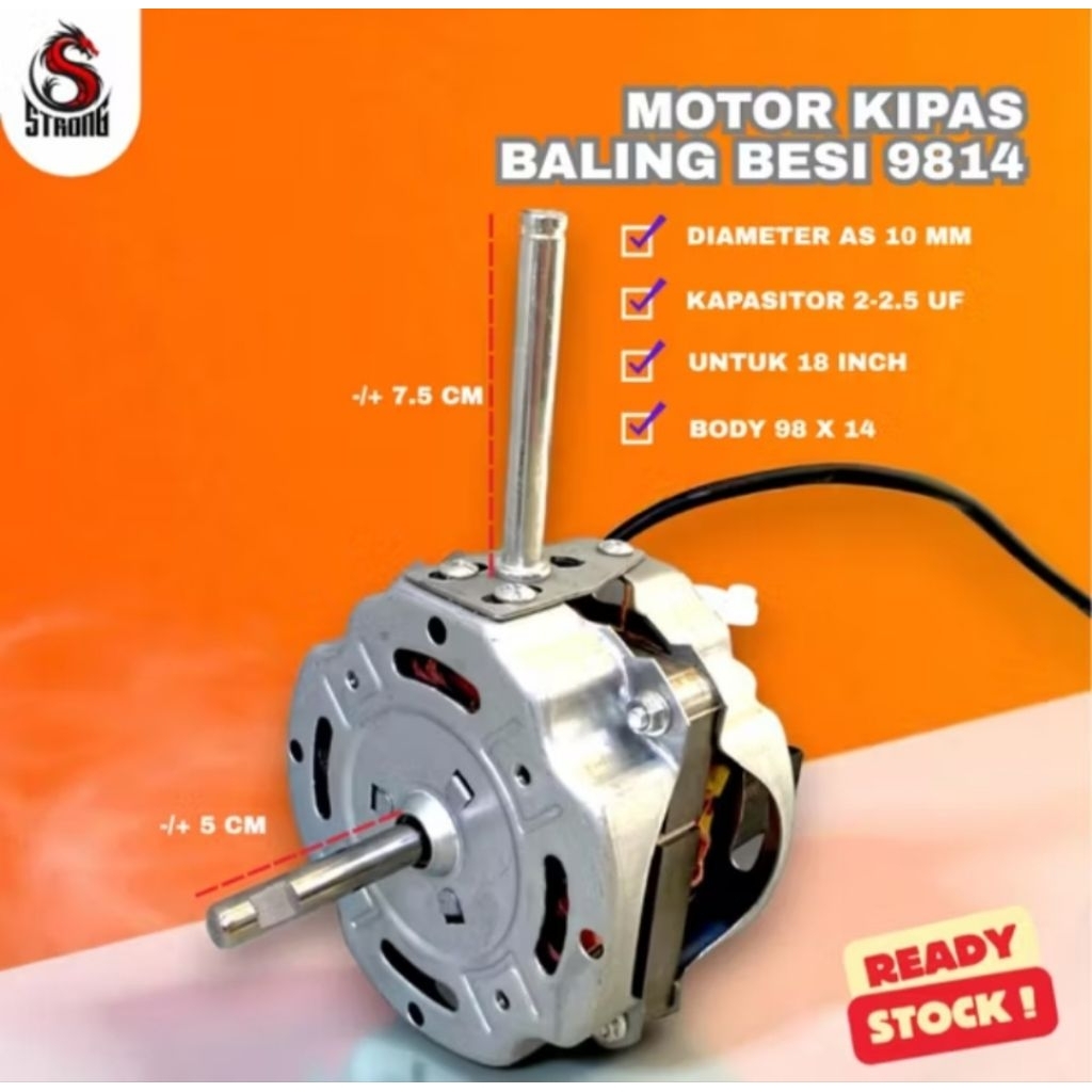 SEKAI DINAMO KIPAS ANGIN 18INCH AS 10MM