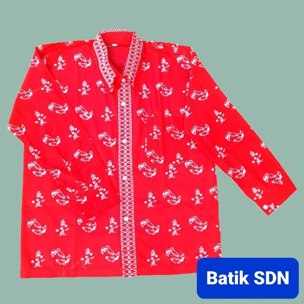 SERAGAM BATIK SDN KOTA BEKASI LENGAN PANJANG
