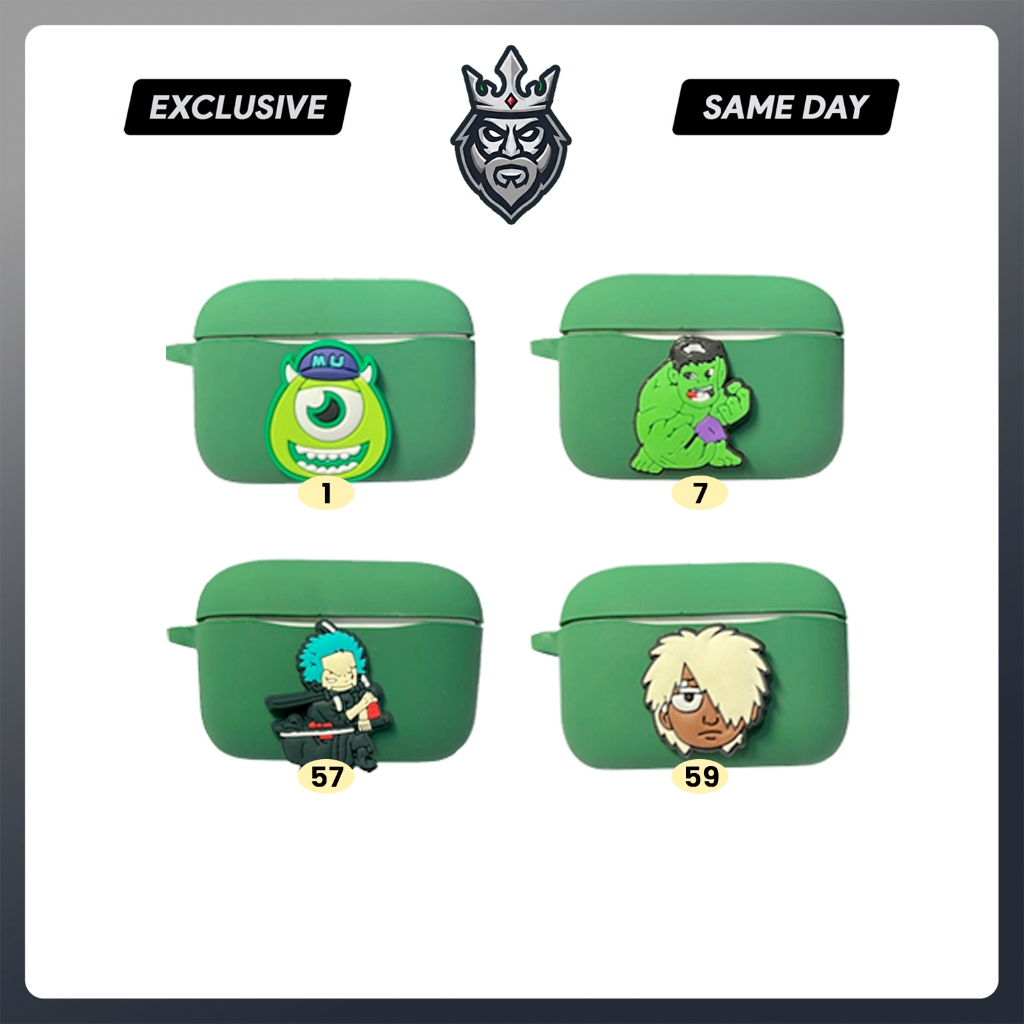 [A20i] Case Soundcore A20i Anker Jibbit Animation Silicon Premium Soft Anker A20i Karakter 01