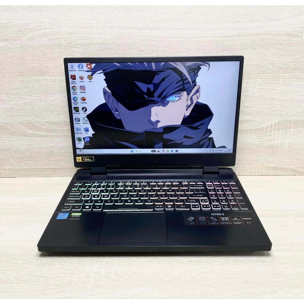 SECOND Acer Nitro AN515-58Intel Core i5-12500H Gen 12/RTX 3050 4GBRAM 16 GB/SSD 512 GB/Windows 11 Ho