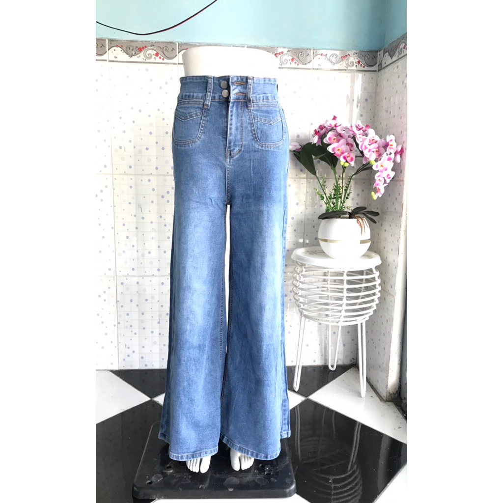 MORE celana panjang wanita kulot dewasa // Celana jeans kulot panjang wanita // Celana perempua