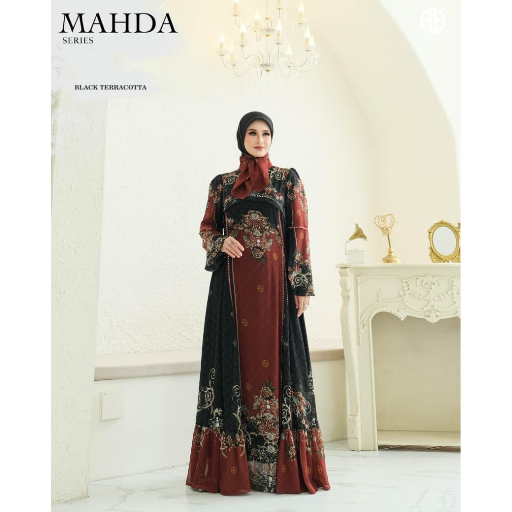 Mahda Series | Agoest Hanggono | Set Gamis Syar'i