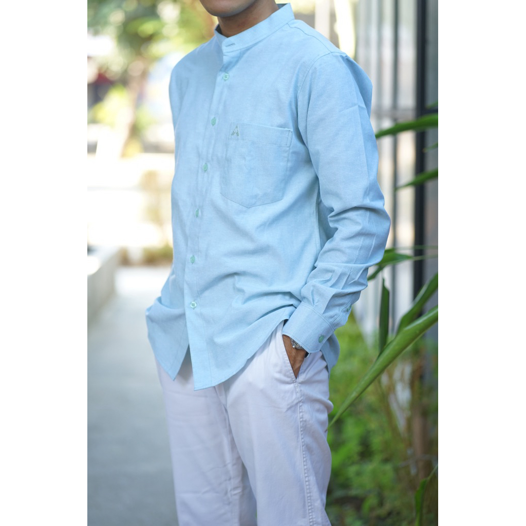 AEH KEMKO • Light Sage • Kemeja Koko Habib Ahmad Alhadar