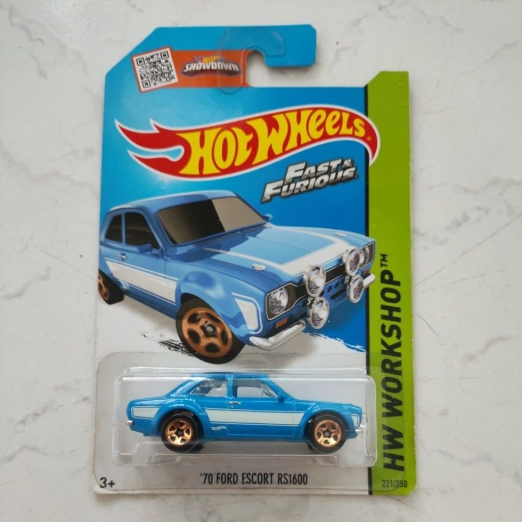 Hotwheels Fast Furious 70 Ford Escort RS1600