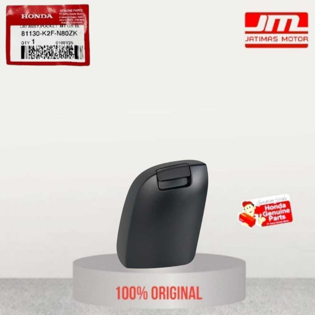 81130-K2F-N80ZK Cover tutup laci scoopy K2F hitam doff