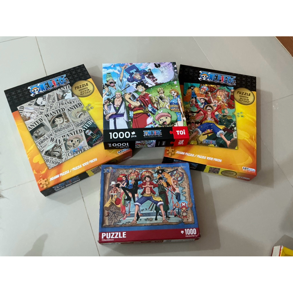 Preloved Puzzle one piece, 1000 pieces.