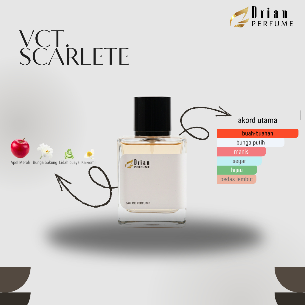 Parfum Wanita Vct Scarlet Drian Perfume