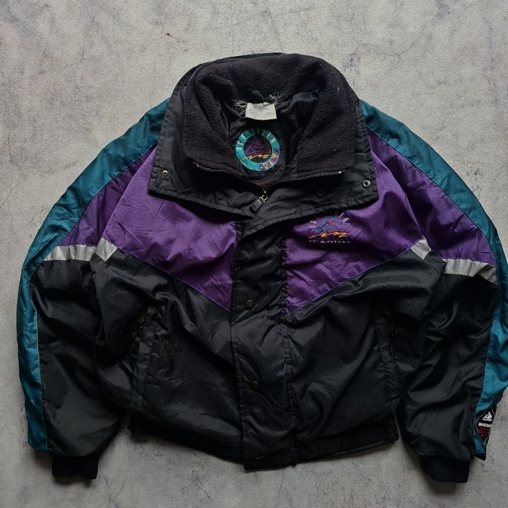 Vintage Ski Racing Jacket Ice Rider by Mustang (ColourBlock)