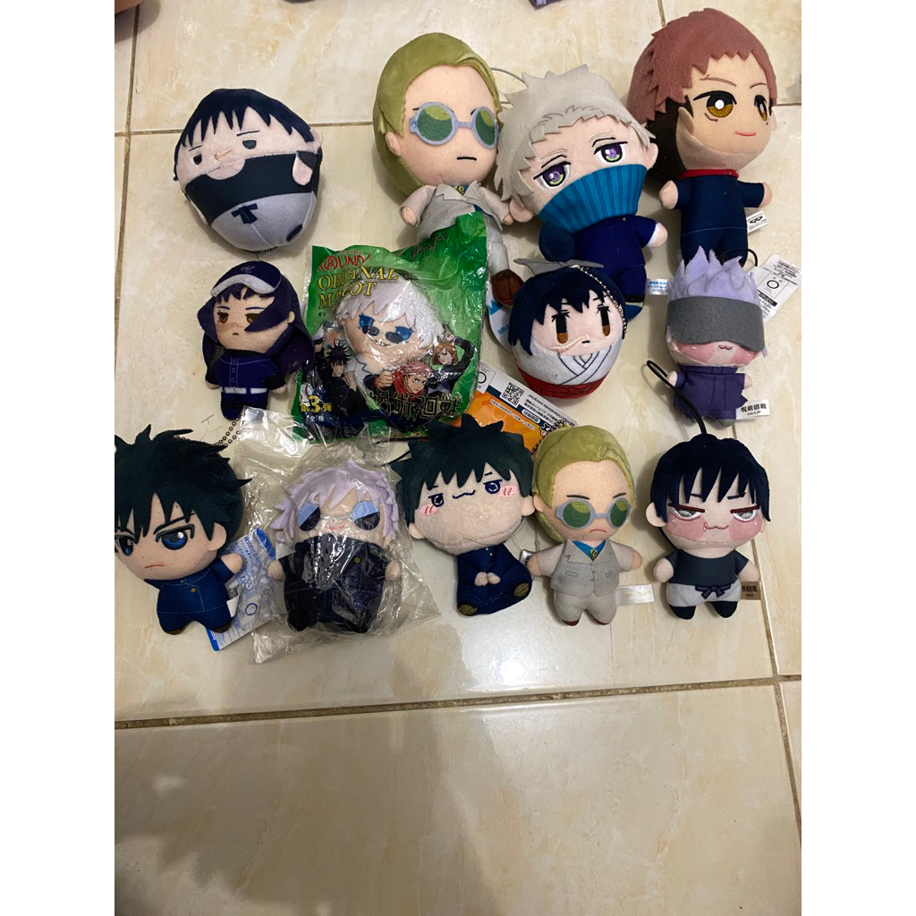 Jujutsu kaisen official plush pt 2 chopinui petite gojo toji nanami inumaki jjk 0 utahime megumi