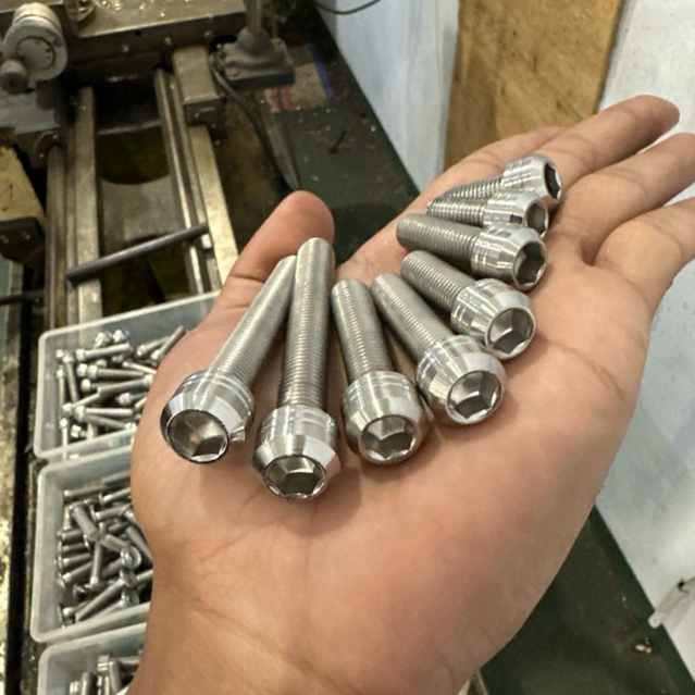Baut Stainless m10 / Baut 14 Probolt drat halus panjang 2cm - 7cm